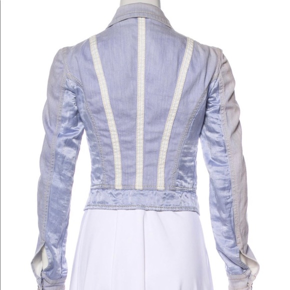 Roberto Cavalli Soft Denim Zip Up Jacket 🔥💙 - Picture 4 of 4